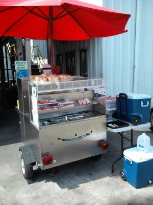 hot dog cart for sale