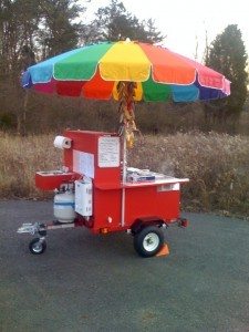 used hot dog cart