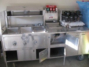 used hot dog carts