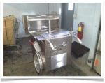 hot dog push cart