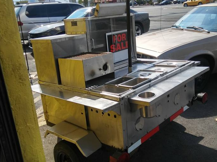 used hot dog carts