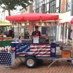 united kingdom hot dog cart