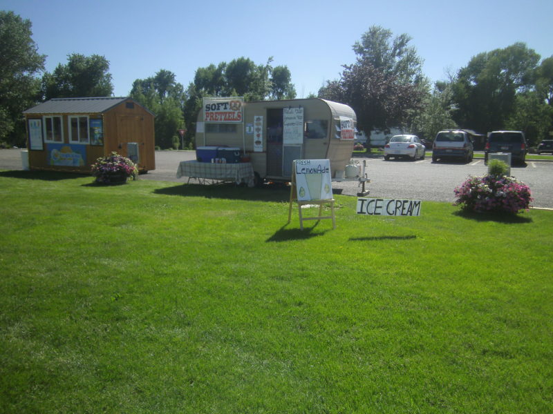 camper to a concession trailer