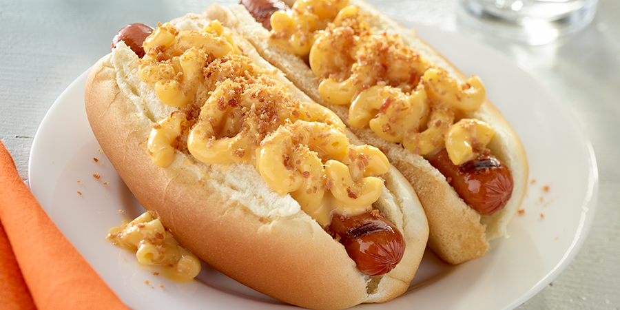 Mac and cheese hot dog - Vendor Recipes