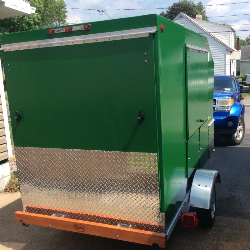 custom cart rear view