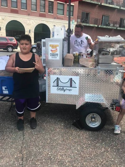 hot dog cart success