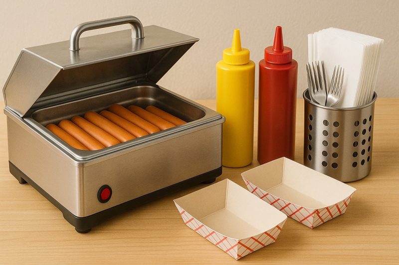 Small Tabletop Hot Dog Steamer - Start Vending Now